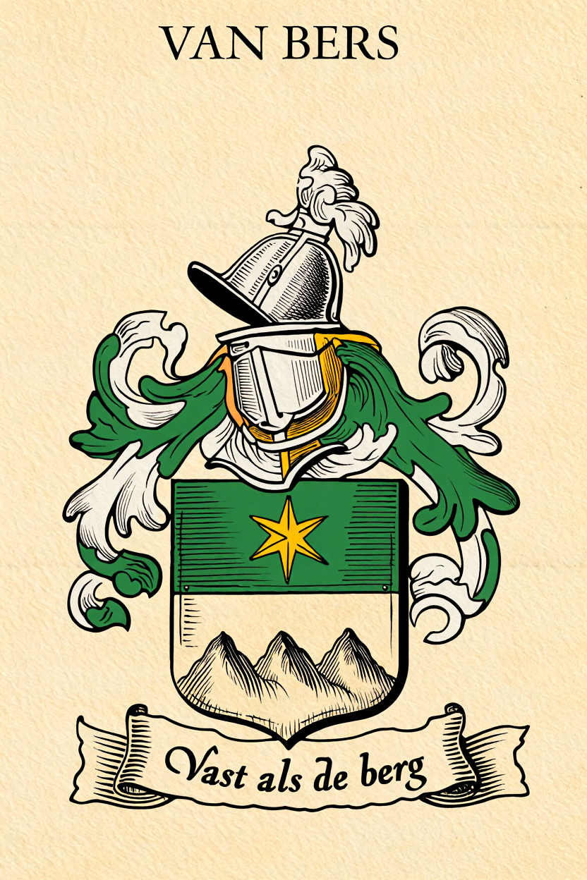 Familiewapen van de achternaam VAN BERS