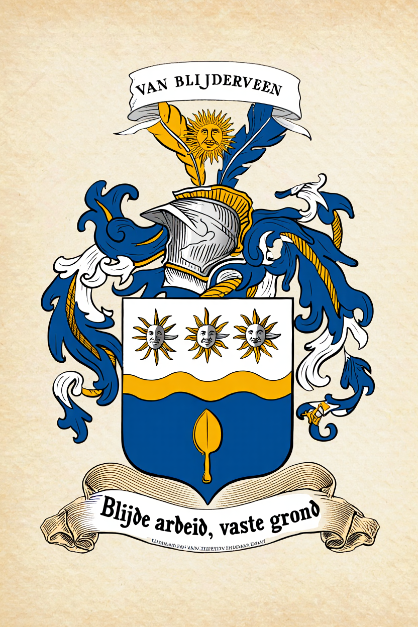 Familiewapen van de achternaam VAN BLIJDERVEEN