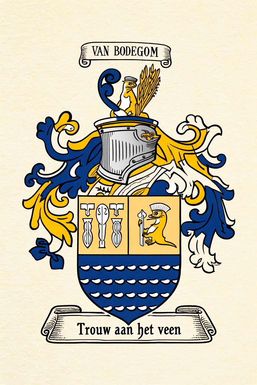 Familiewapen van de achternaam VAN BODEGOM