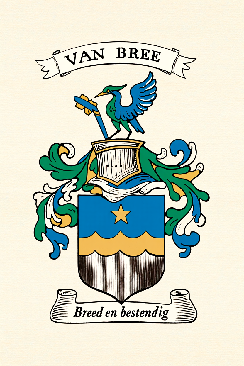 Familiewapen van de achternaam VAN BREE