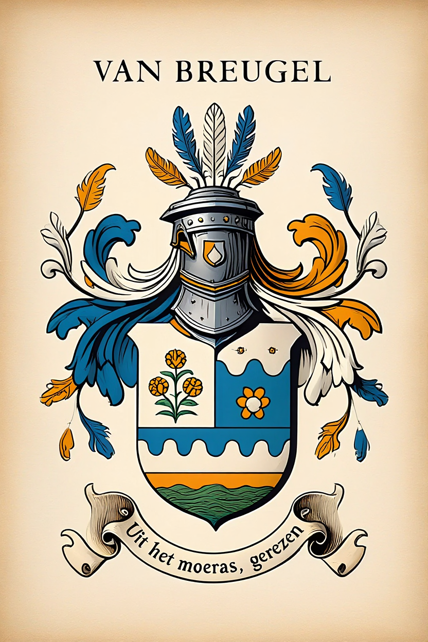 Familiewapen van de achternaam VAN BREUGEL