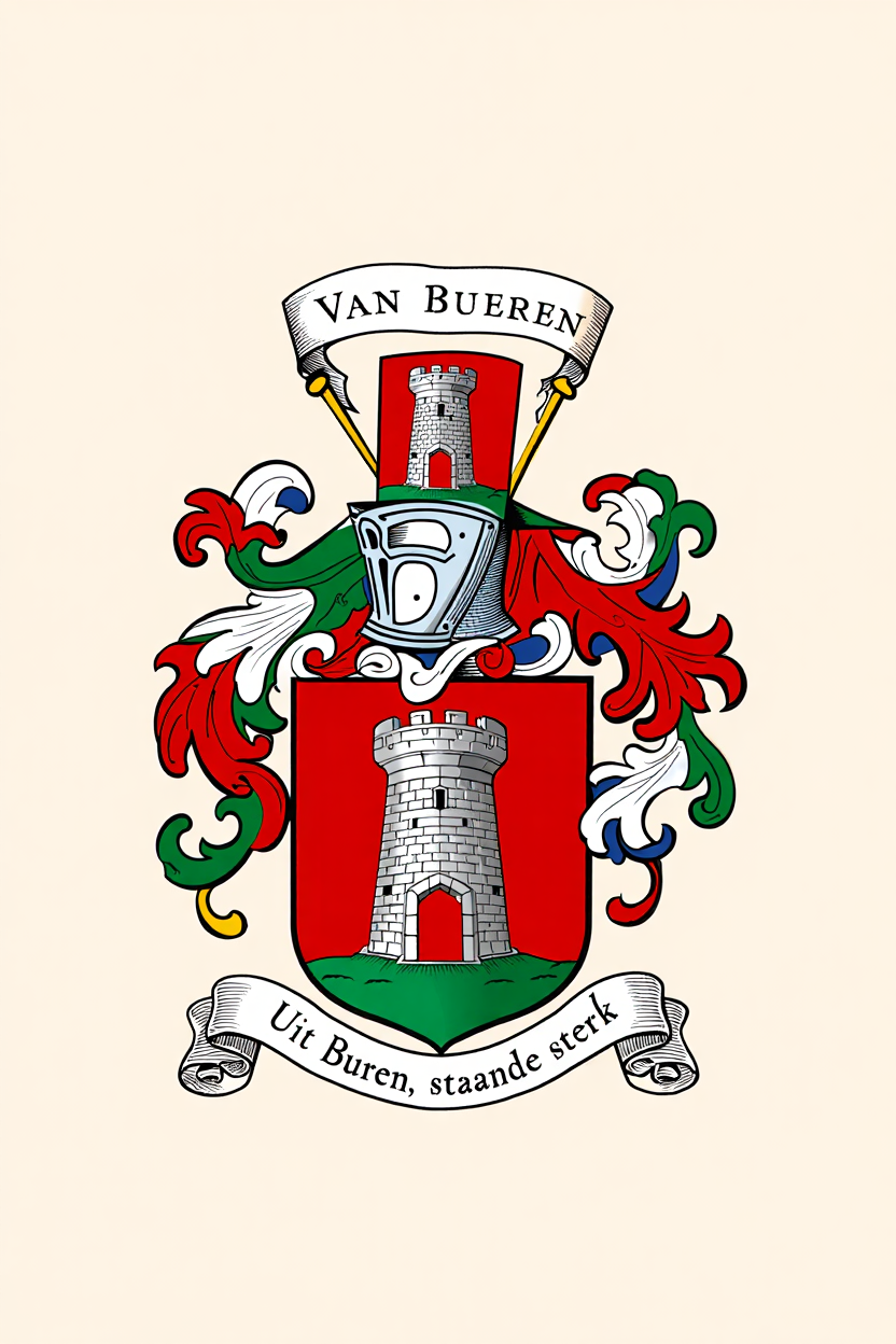 Familiewapen van de achternaam VAN BUEREN