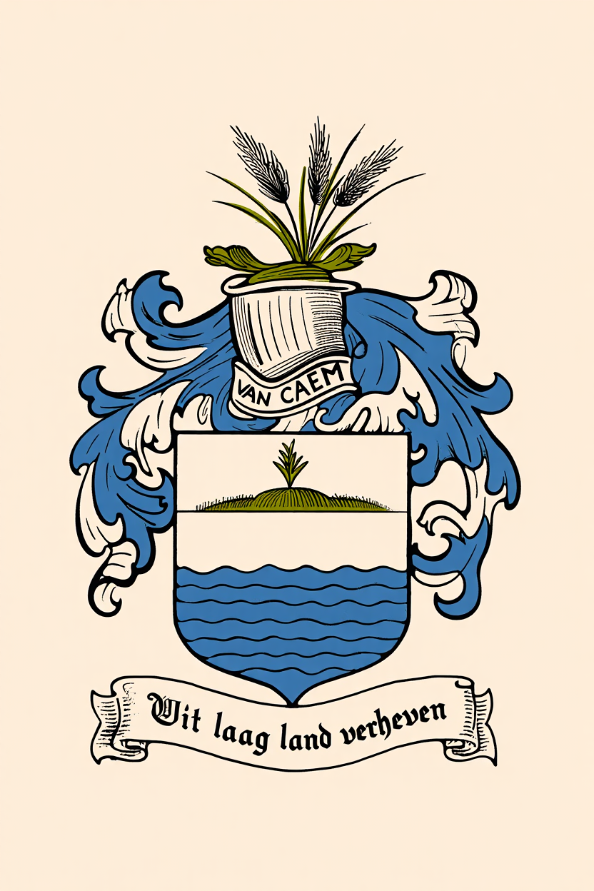Familiewapen van de achternaam VAN CAEM