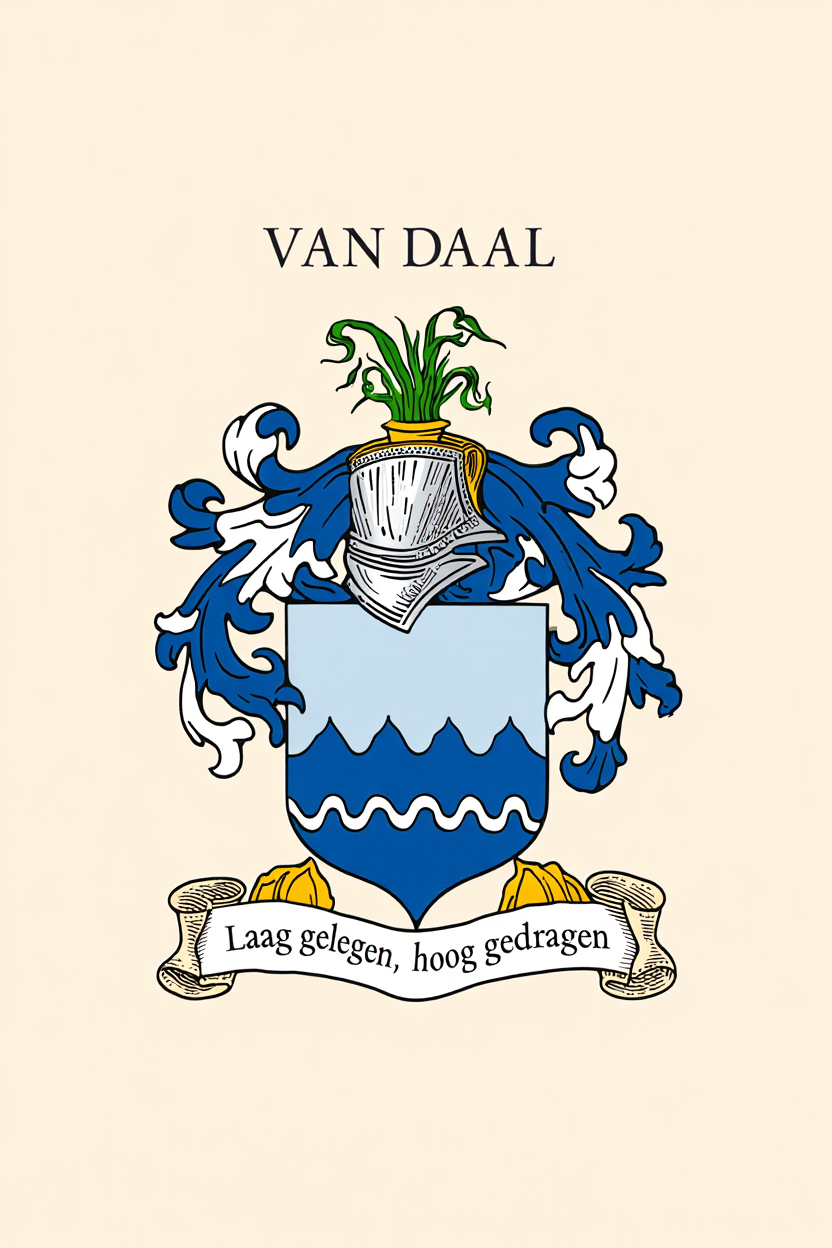 Familiewapen van de achternaam VAN DAAL