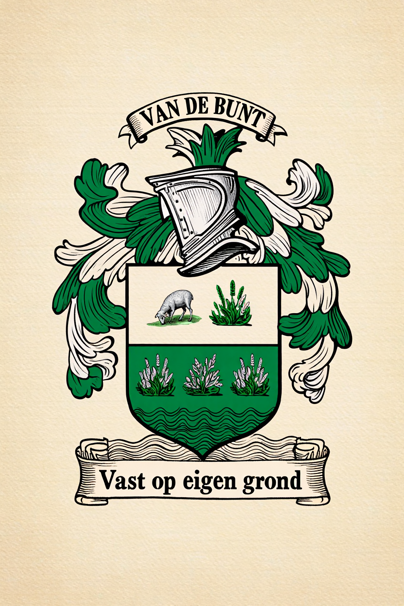 Familiewapen van de achternaam VAN DE BUNT
