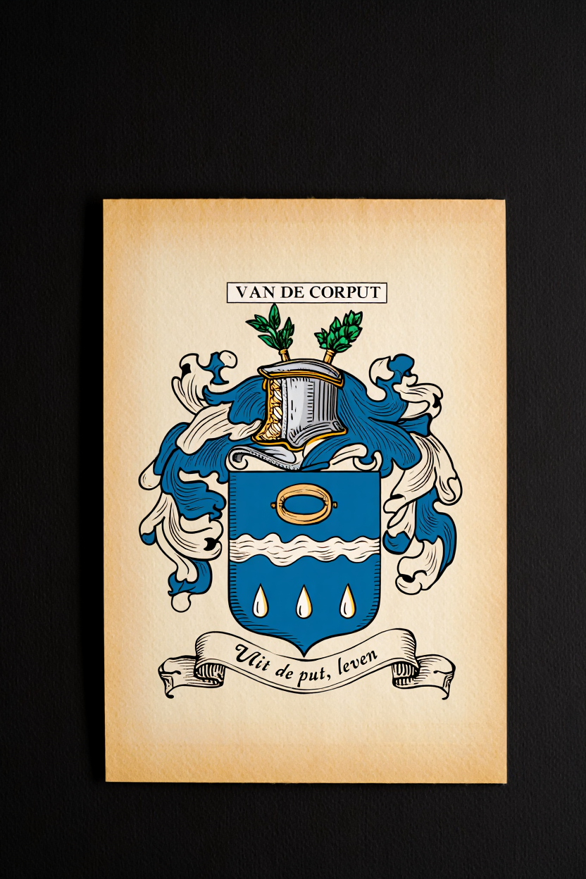 Familiewapen van de achternaam VAN DE CORPUT
