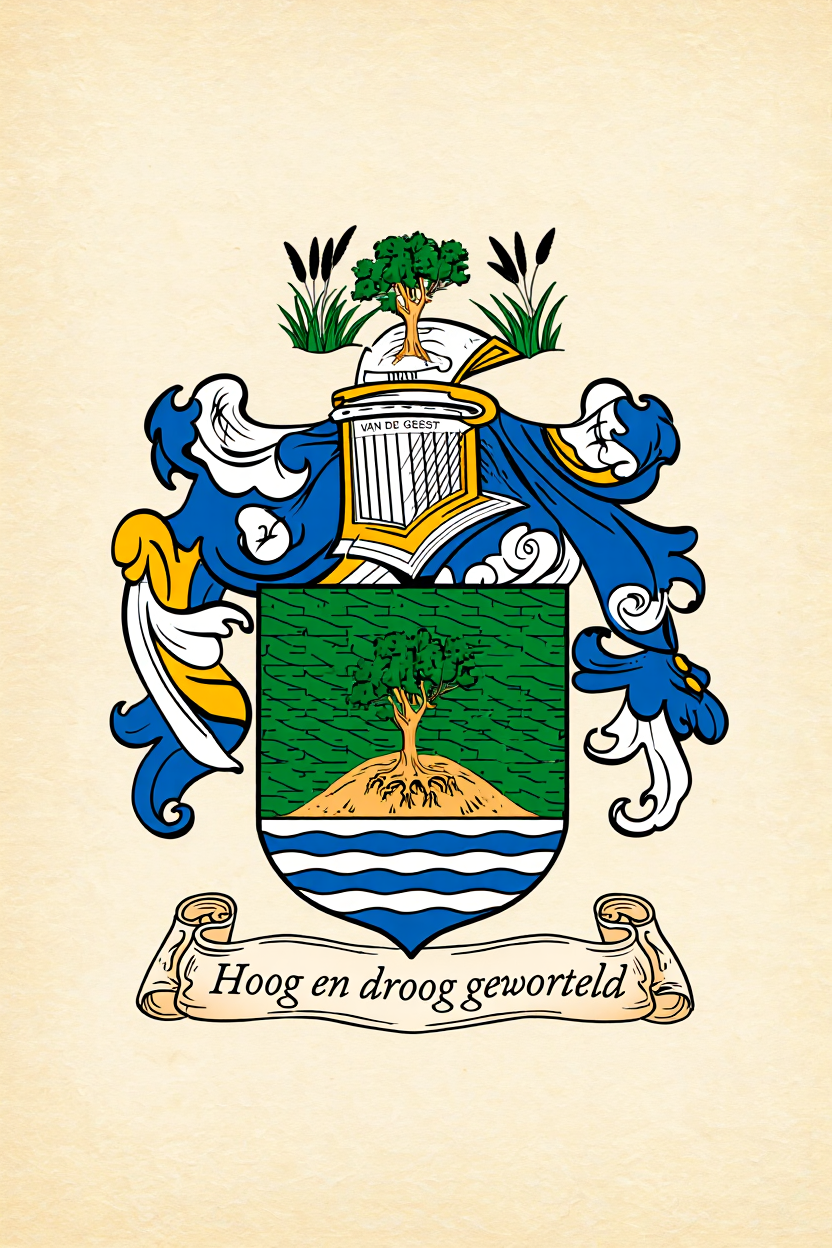 Familiewapen van de achternaam VAN DE GEEST