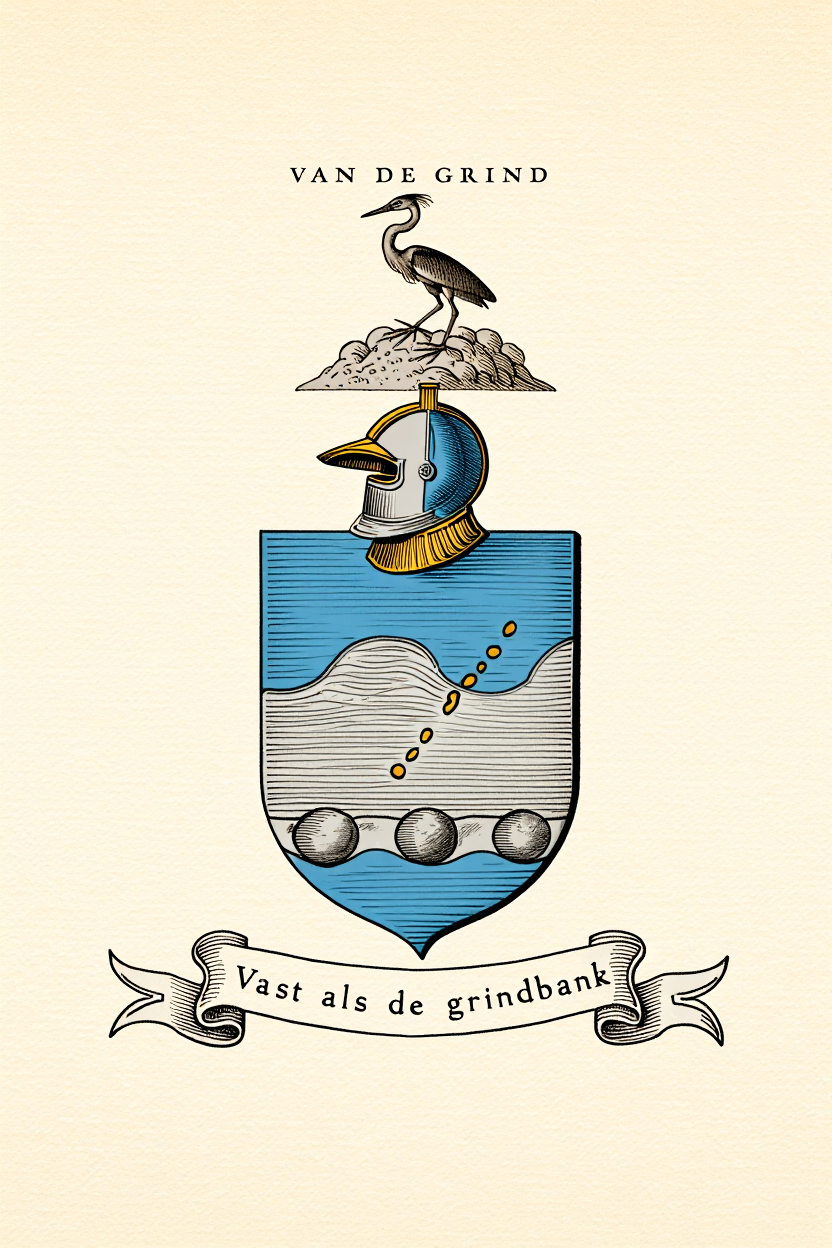 Familiewapen van de achternaam VAN DE GRIND