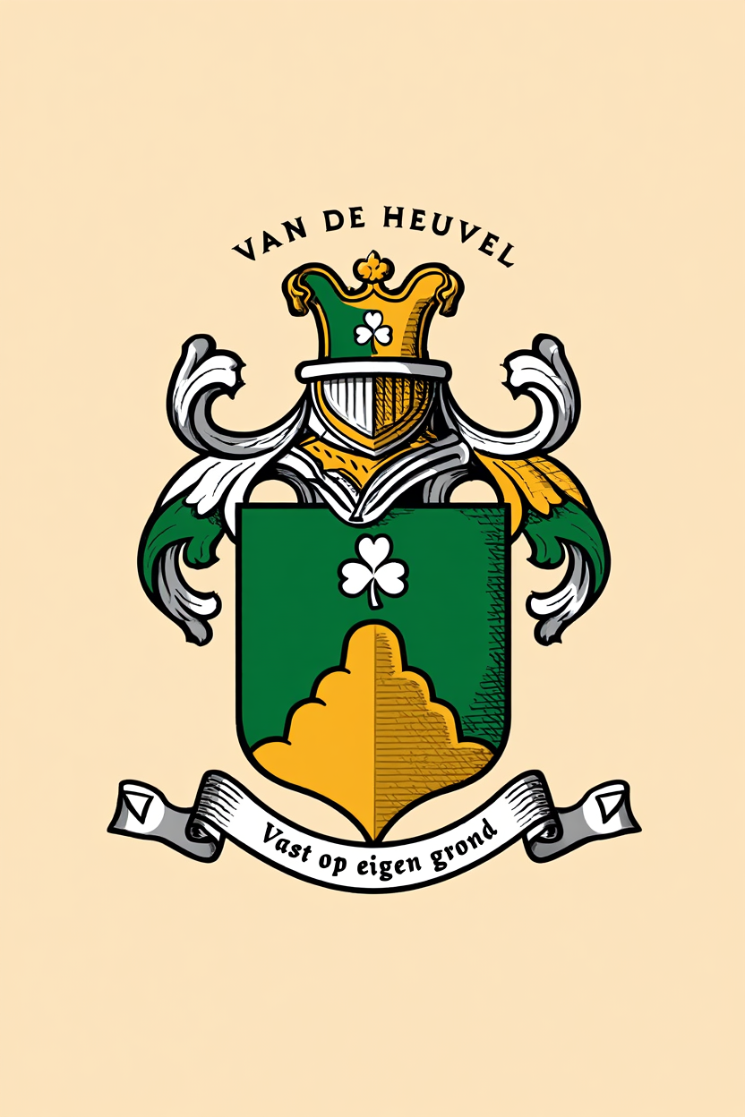 Familiewapen van de achternaam VAN DE HEUVEL