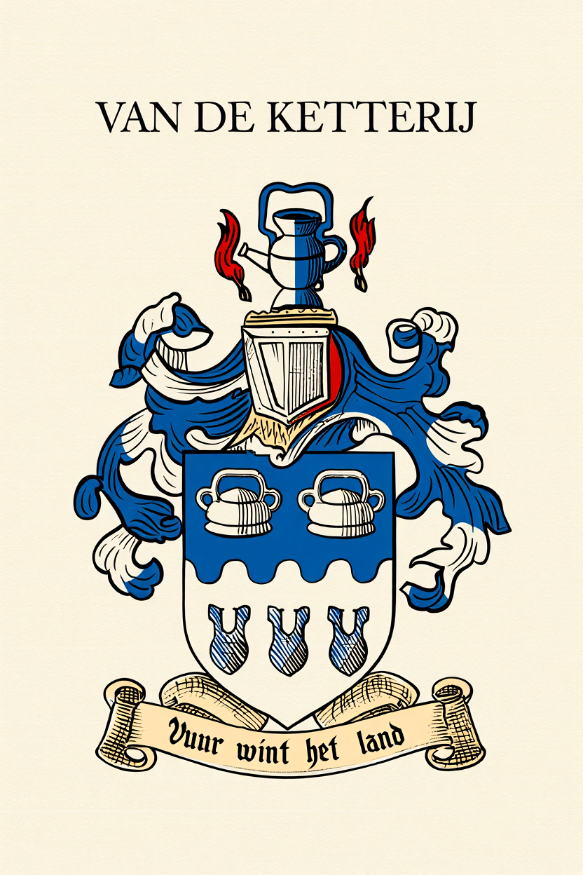 Familiewapen van de achternaam VAN DE KETTERIJ