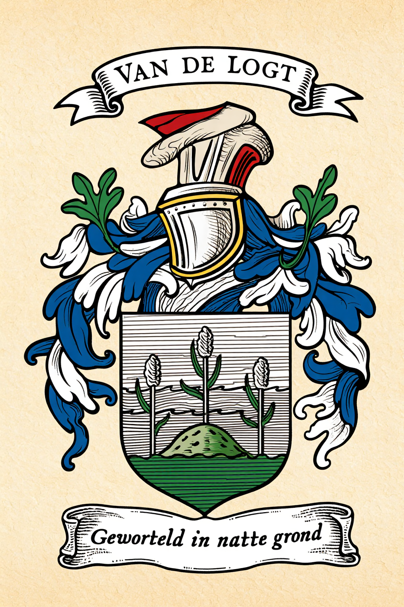 Familiewapen van de achternaam VAN DE LOGT
