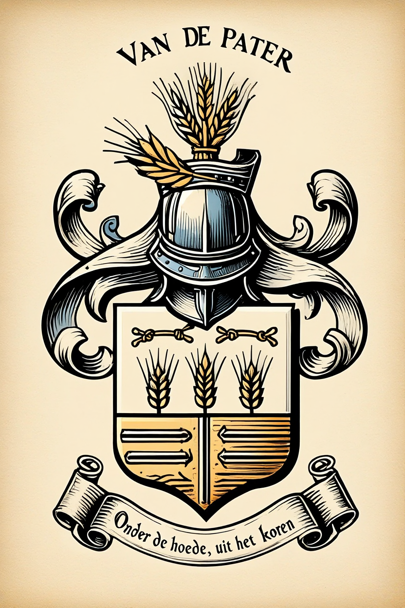Familiewapen van de achternaam VAN DE PATER