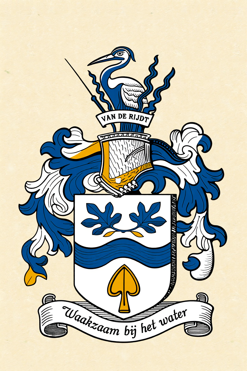 Familiewapen van de achternaam VAN DE RIJDT