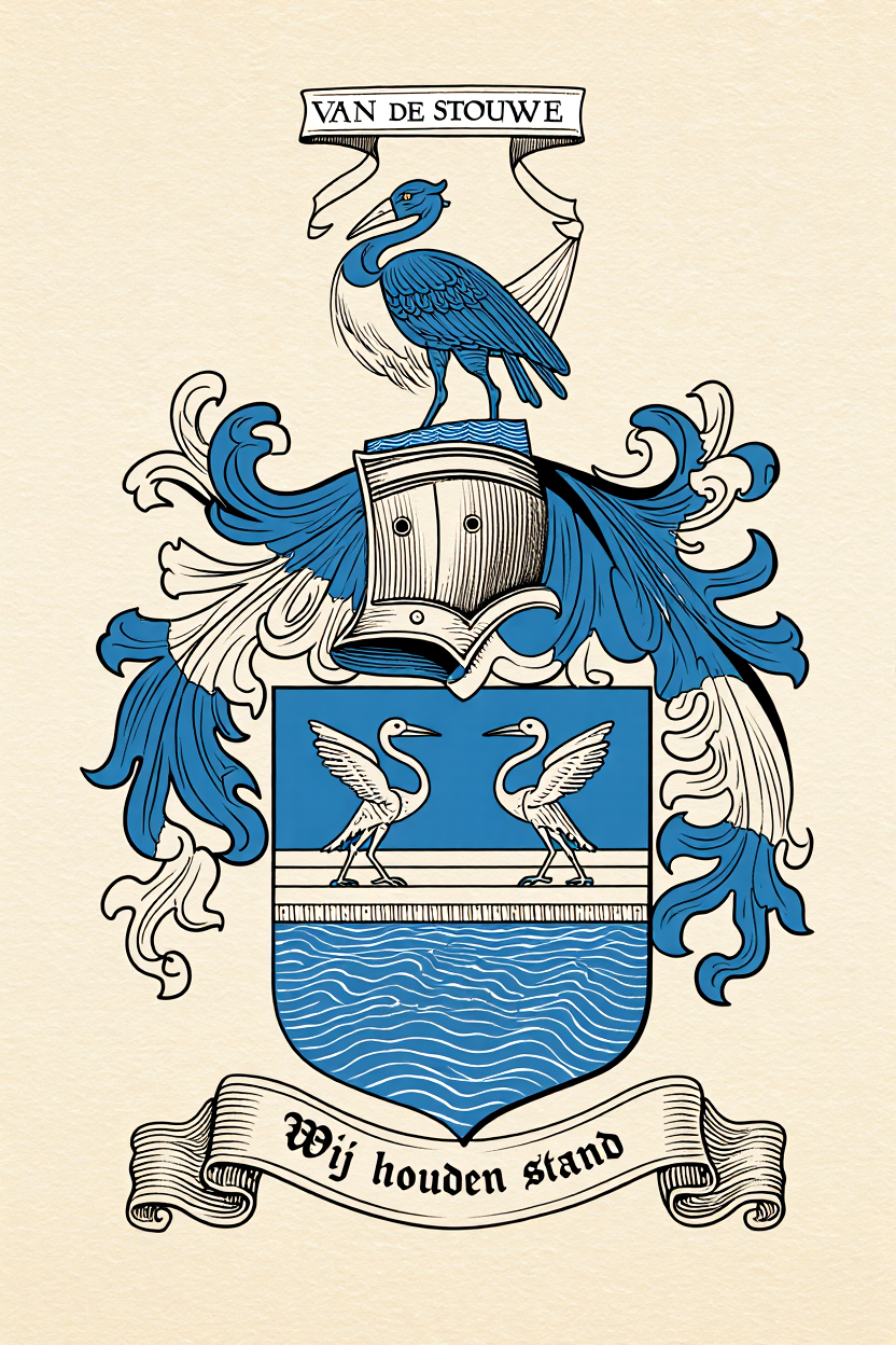 Familiewapen van de achternaam VAN DE STOUWE