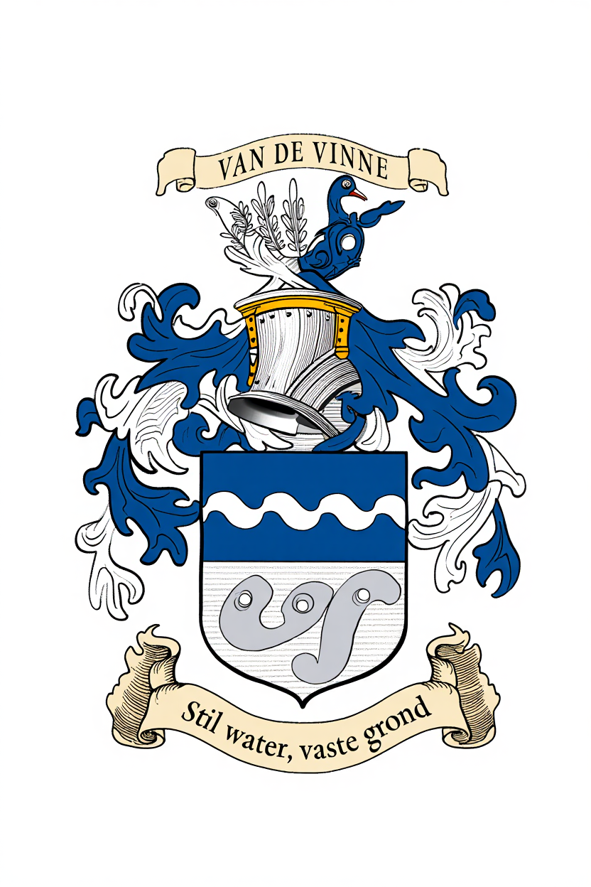 Familiewapen van de achternaam VAN DE VINNE