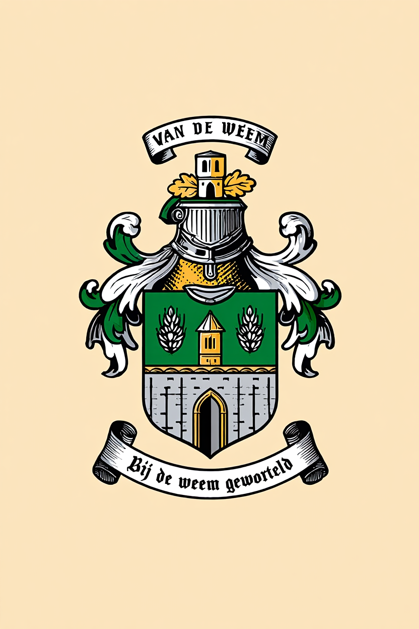 Familiewapen van de achternaam VAN DE WEEM
