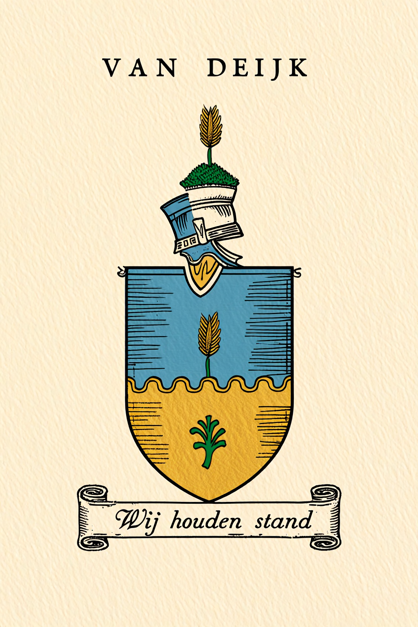 Familiewapen van de achternaam VAN DEIJK