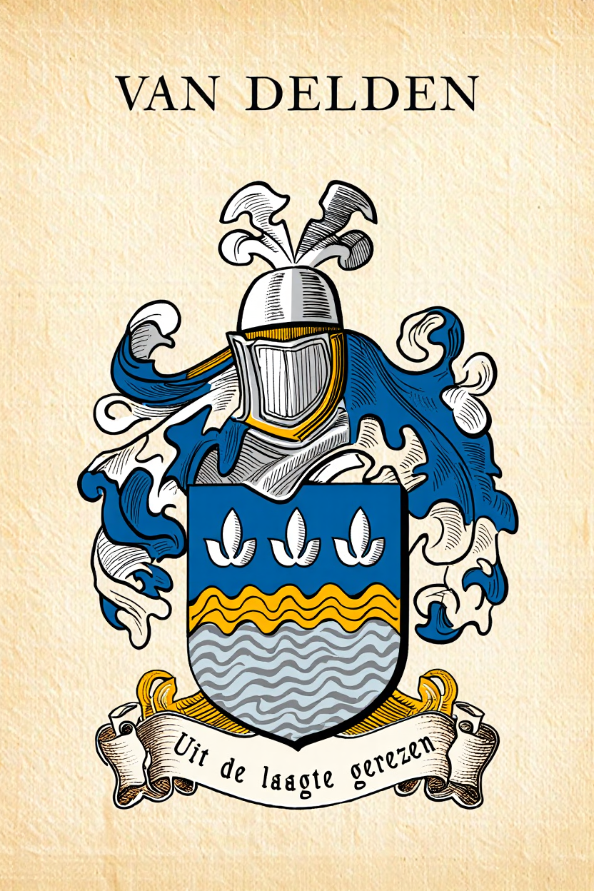 Familiewapen van de achternaam VAN DELDEN