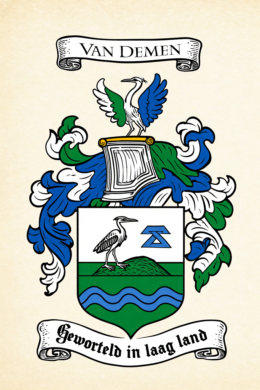 Familiewapen van de achternaam VAN DEMEN