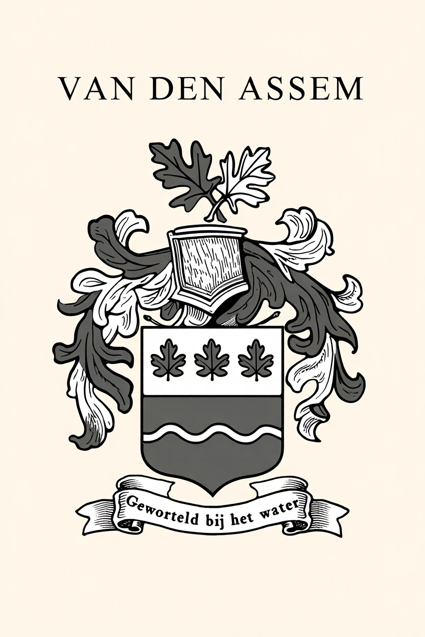 Familiewapen van de achternaam VAN DEN ASSEM