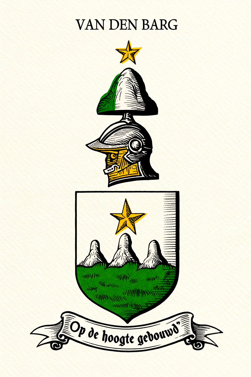 Familiewapen van de achternaam VAN DEN BARG