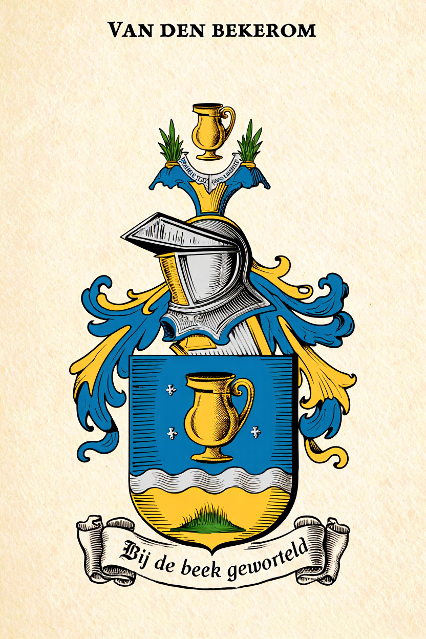 Familiewapen van de achternaam VAN DEN BEKEROM