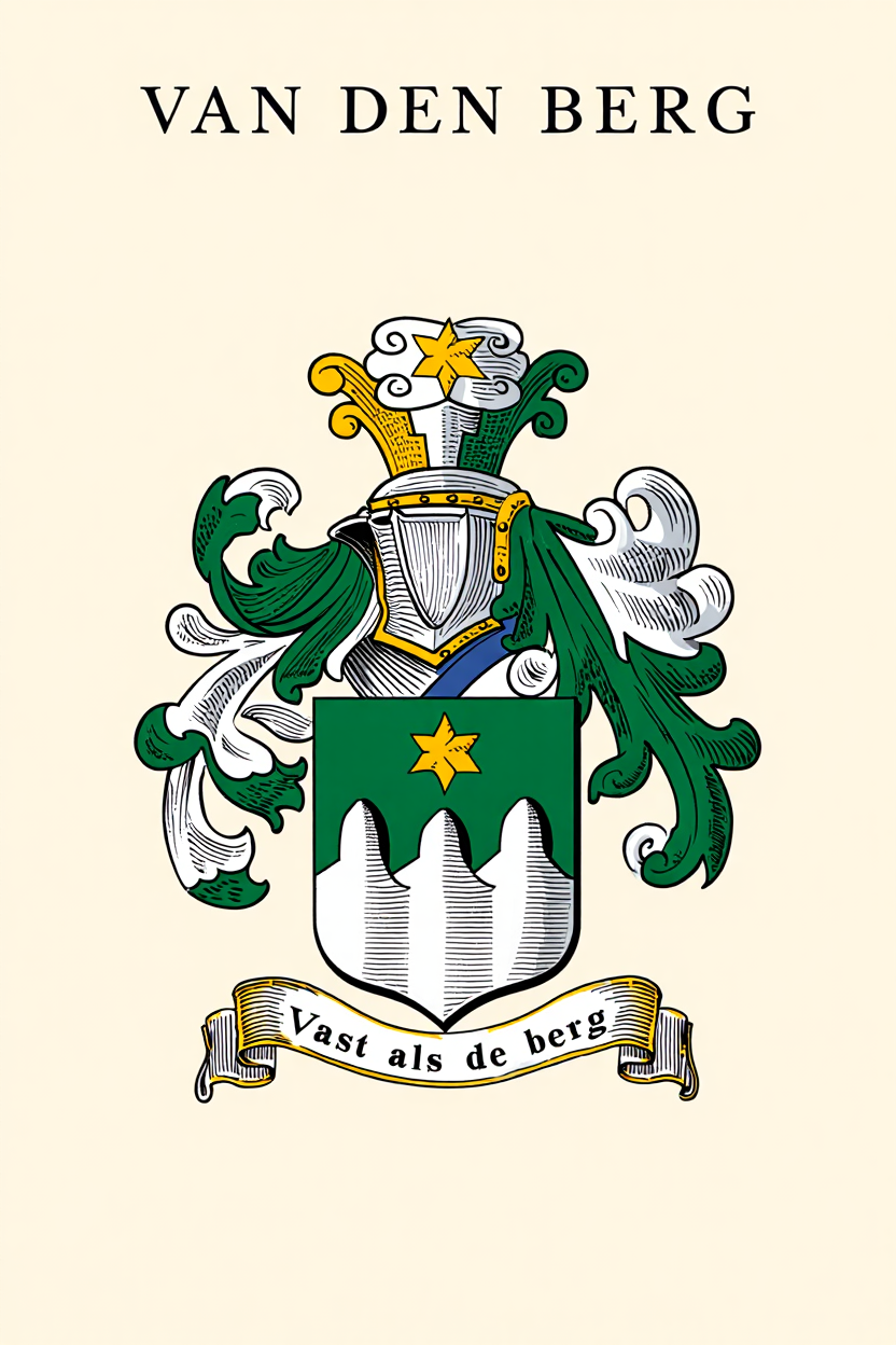 Familiewapen van de achternaam VAN DEN BERG