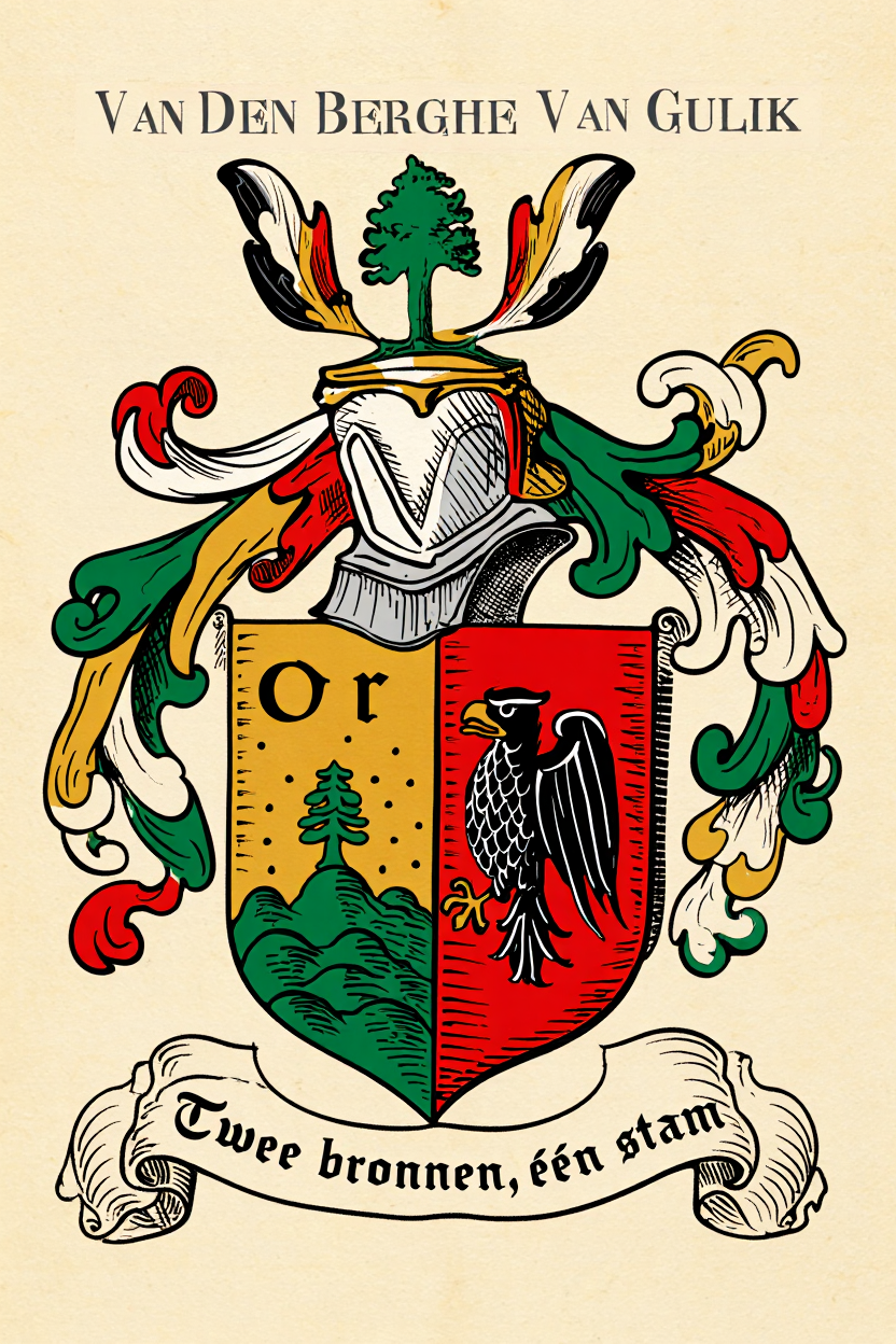 Familiewapen van de achternaam VAN DEN BERGHE VAN GULIK