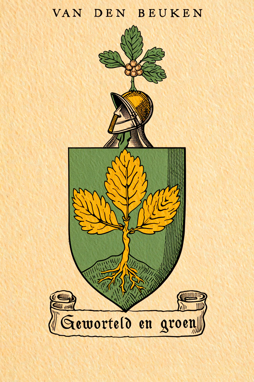 Familiewapen van de achternaam VAN DEN BEUKEN