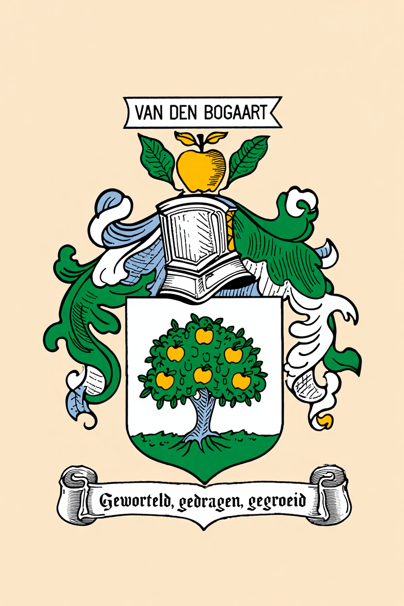 Familiewapen van de achternaam VAN DEN BOGAART