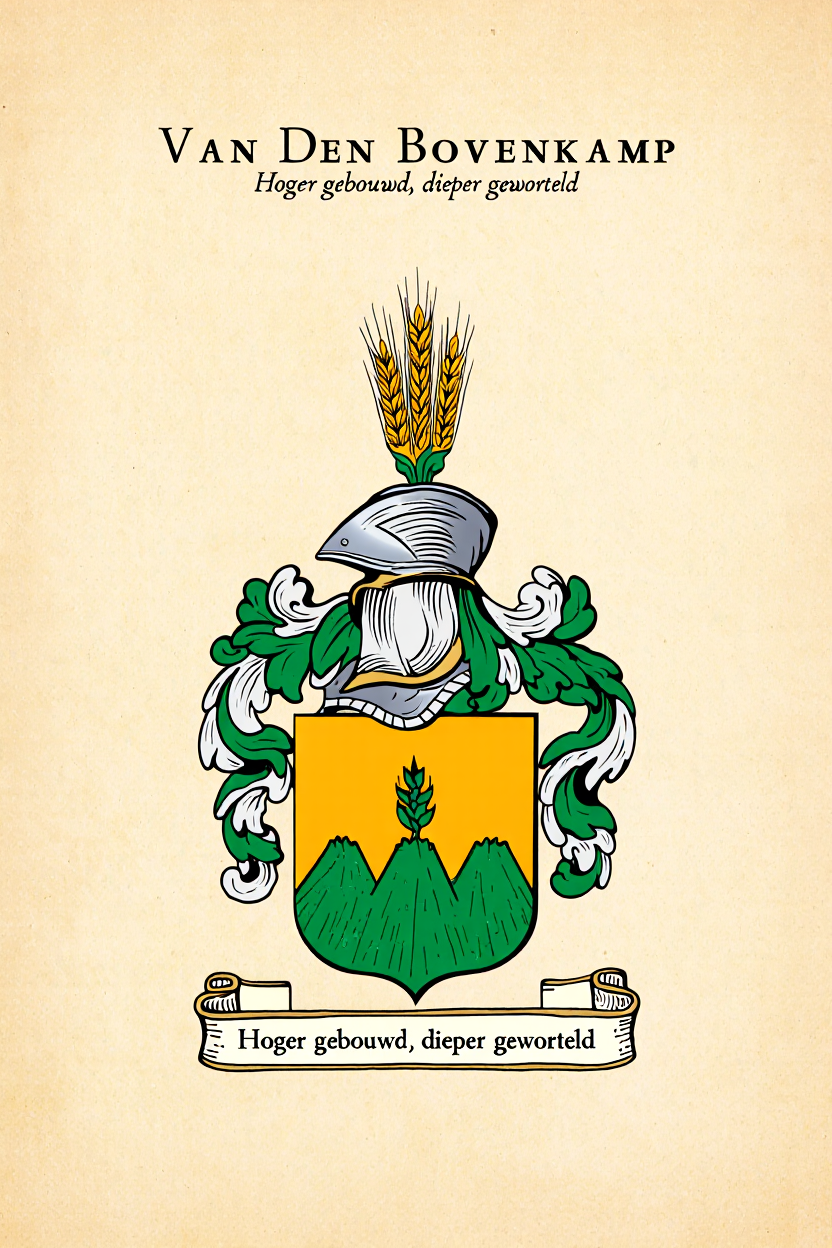 Familiewapen van de achternaam VAN DEN BOVENKAMP