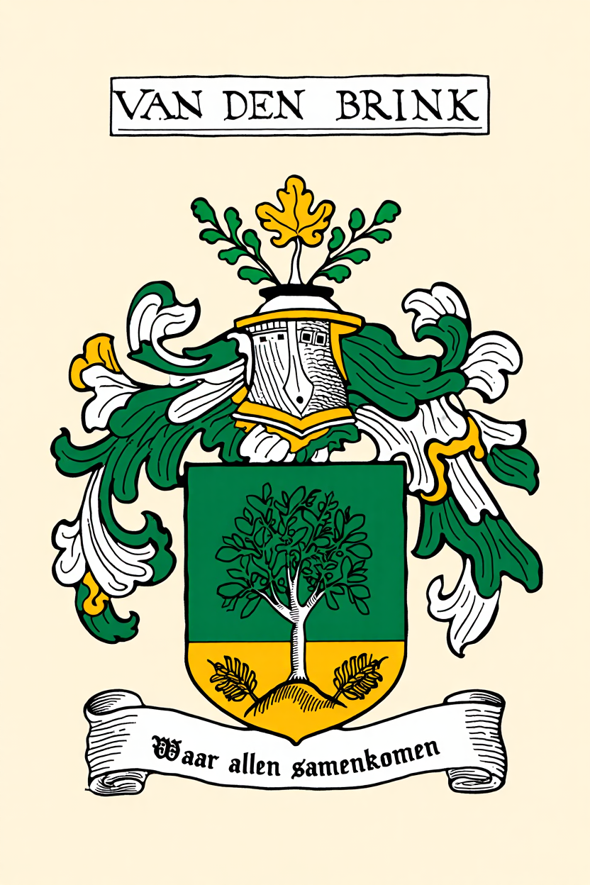 Familiewapen van de achternaam VAN DEN BRINK