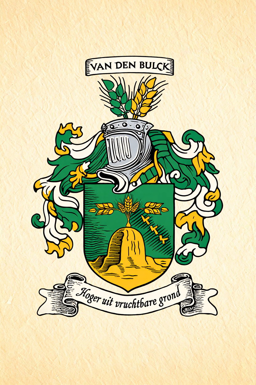 Familiewapen van de achternaam VAN DEN BULCK