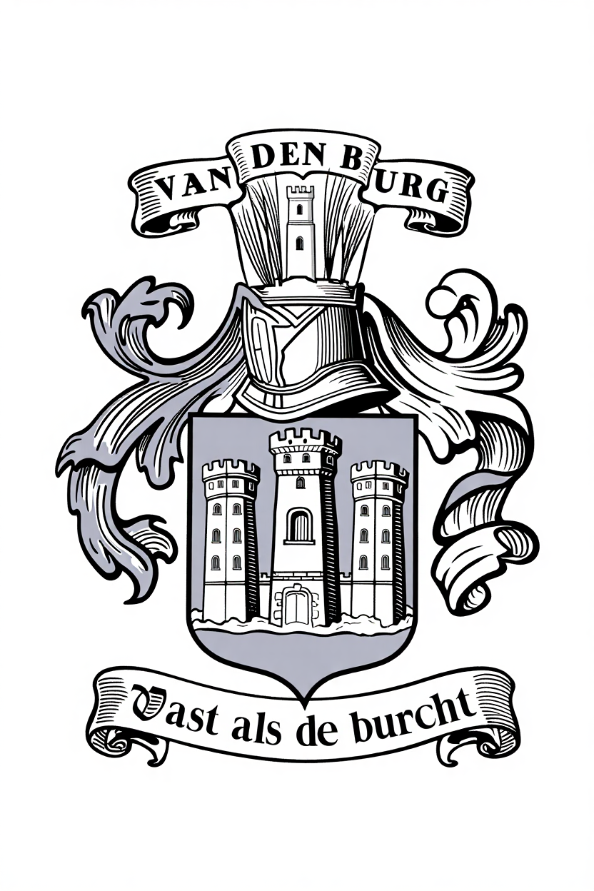 Familiewapen van de achternaam VAN DEN BURG