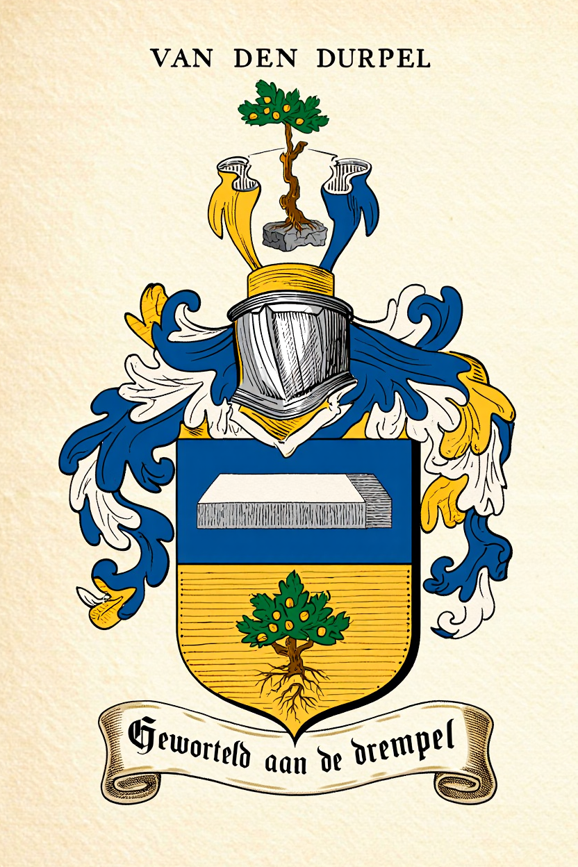 Familiewapen van de achternaam VAN DEN DURPEL