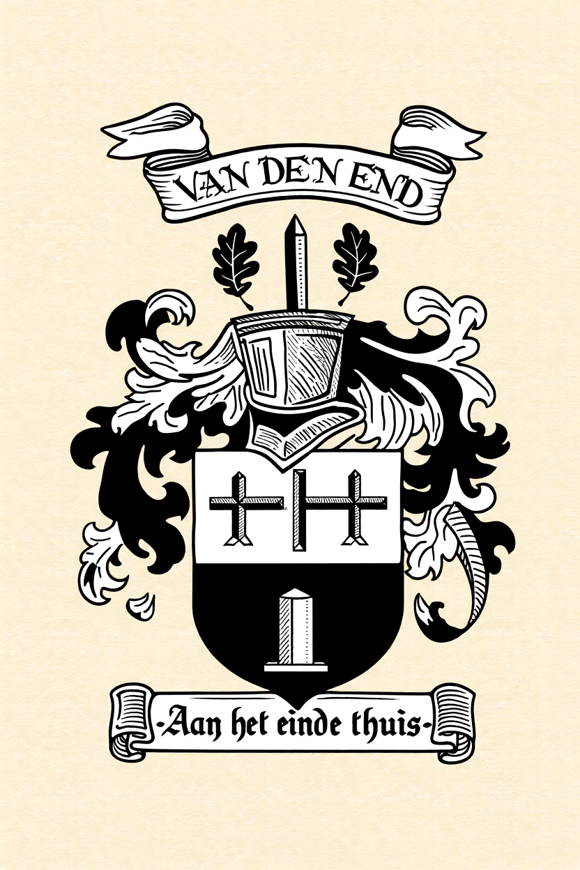 Familiewapen van de achternaam VAN DEN END