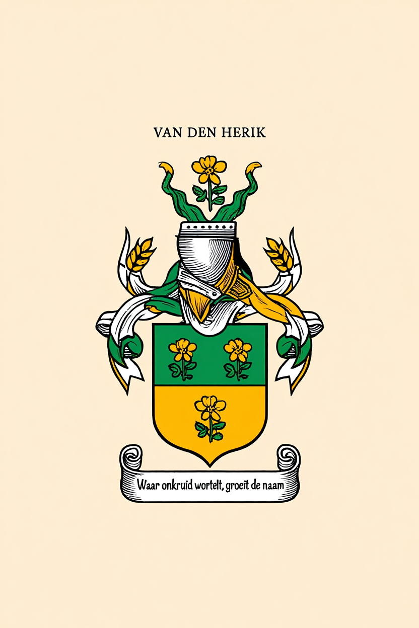 Familiewapen van de achternaam VAN DEN HERIK