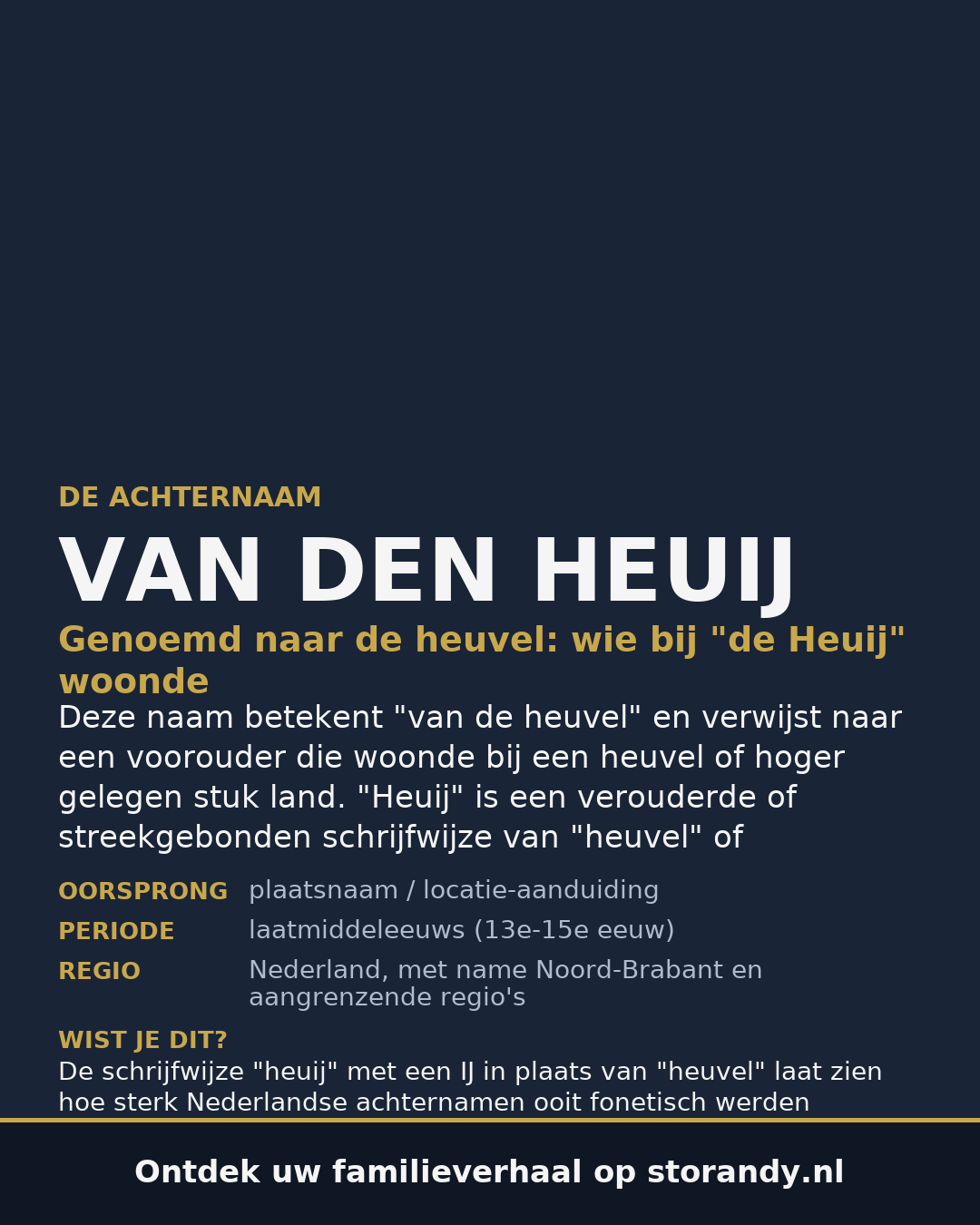 Familiewapen van de achternaam VAN DEN HEUIJ