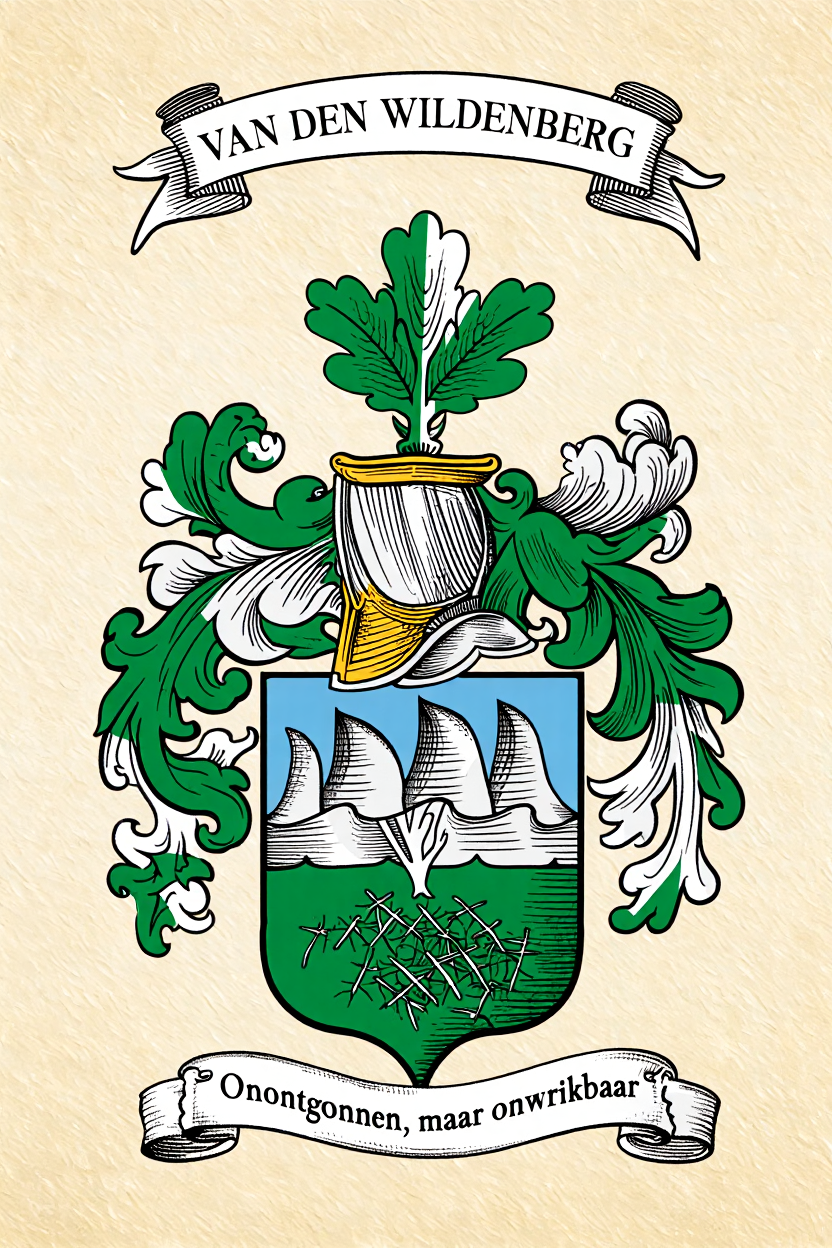 Familiewapen van de achternaam VAN DEN WILDENBERG
