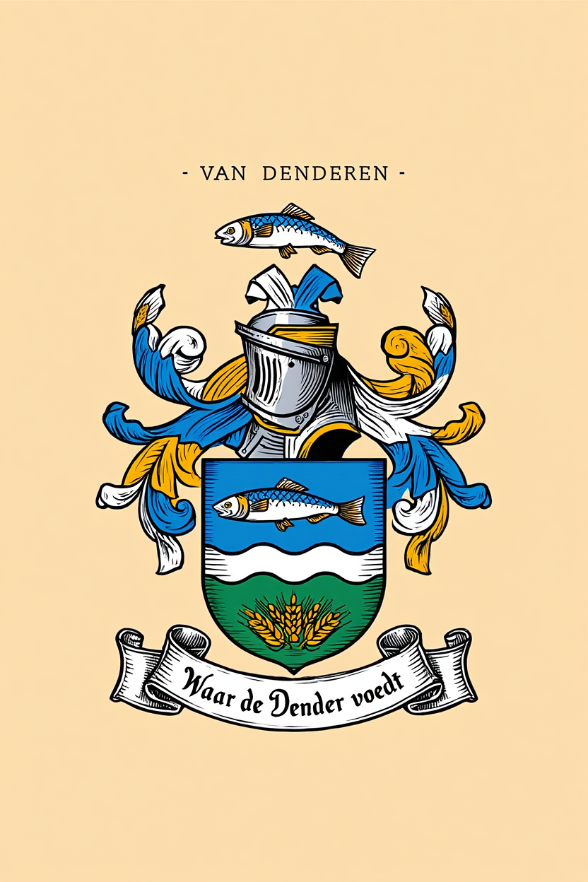Familiewapen van de achternaam VAN DENDEREN