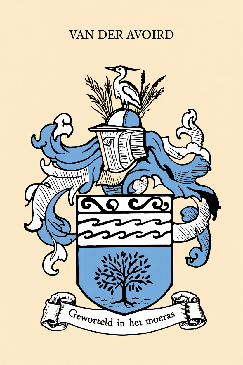 Familiewapen van de achternaam VAN DER AVOIRD