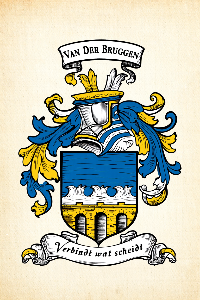 Familiewapen van de achternaam VAN DER BRUGGEN