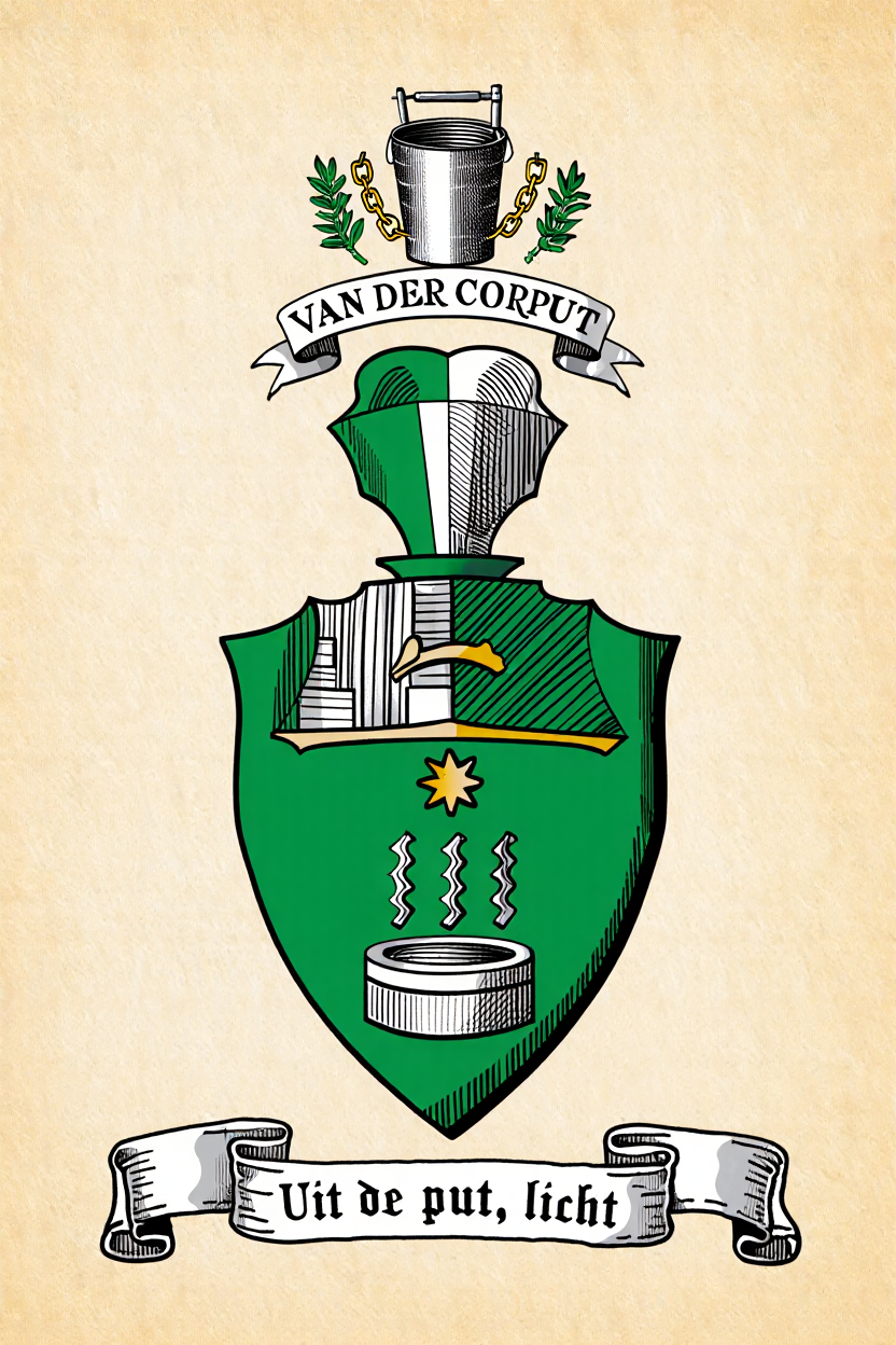 Familiewapen van de achternaam VAN DER CORPUT