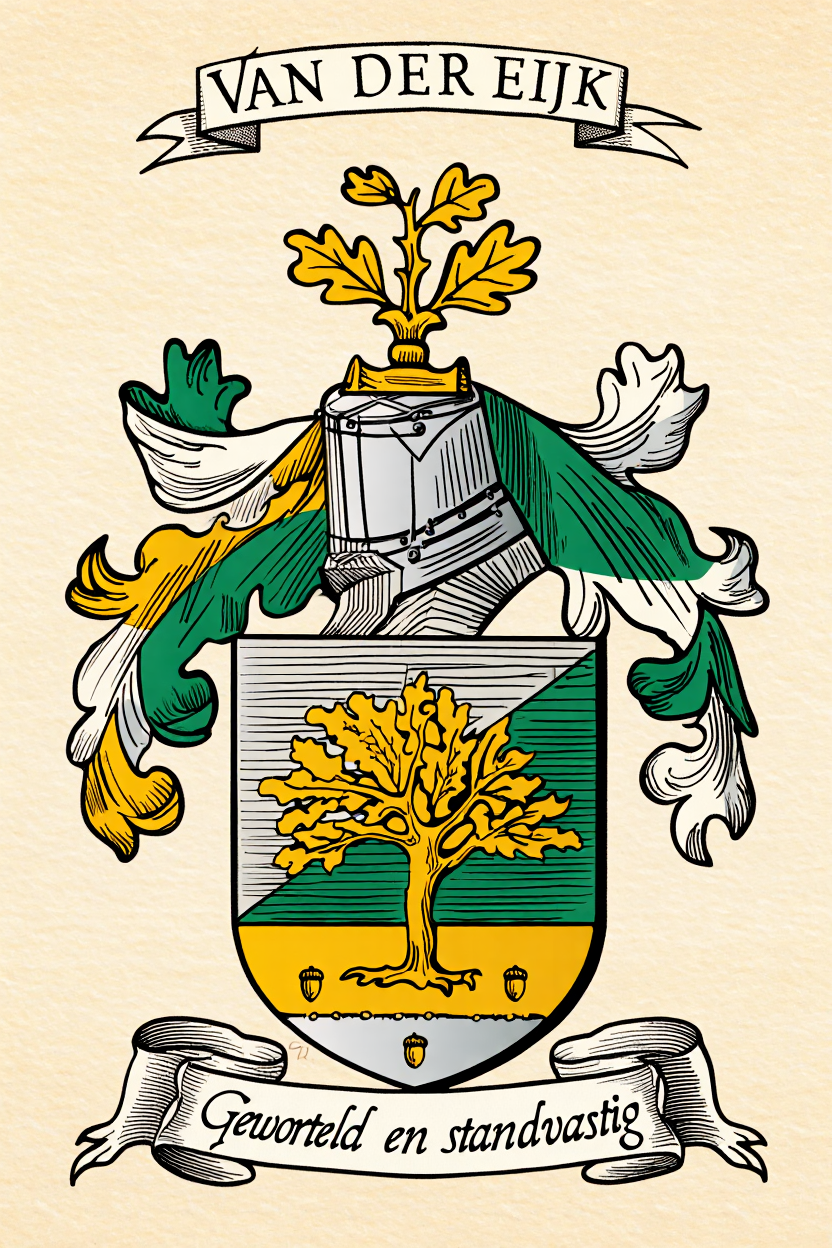 Familiewapen van de achternaam VAN DER EIJK