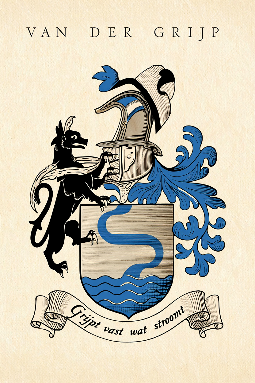 Familiewapen van de achternaam VAN DER GRIJP