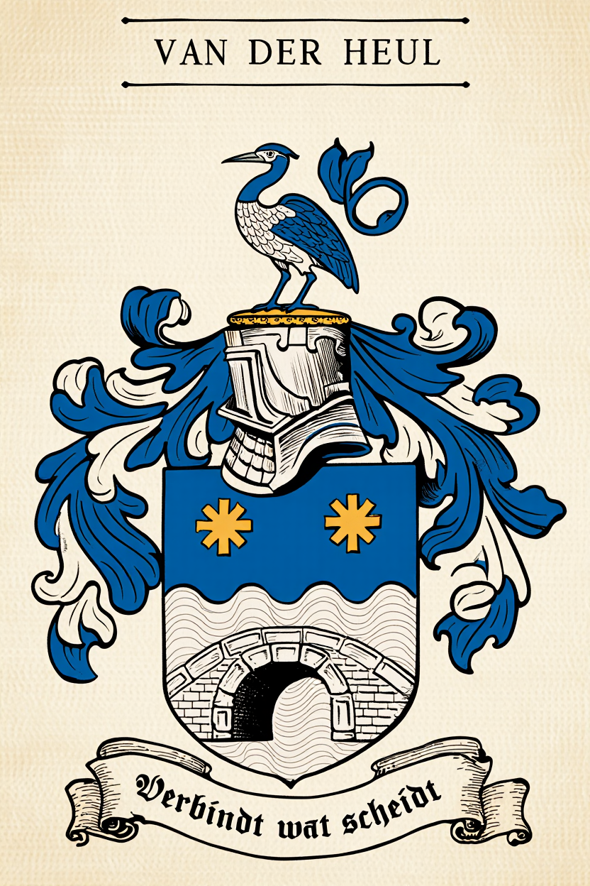 Familiewapen van de achternaam VAN DER HEUL