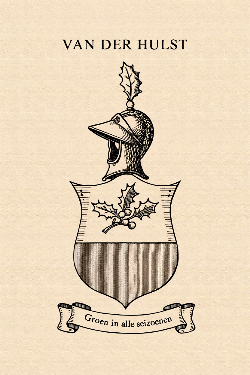 Familiewapen van de achternaam VAN DER HULST