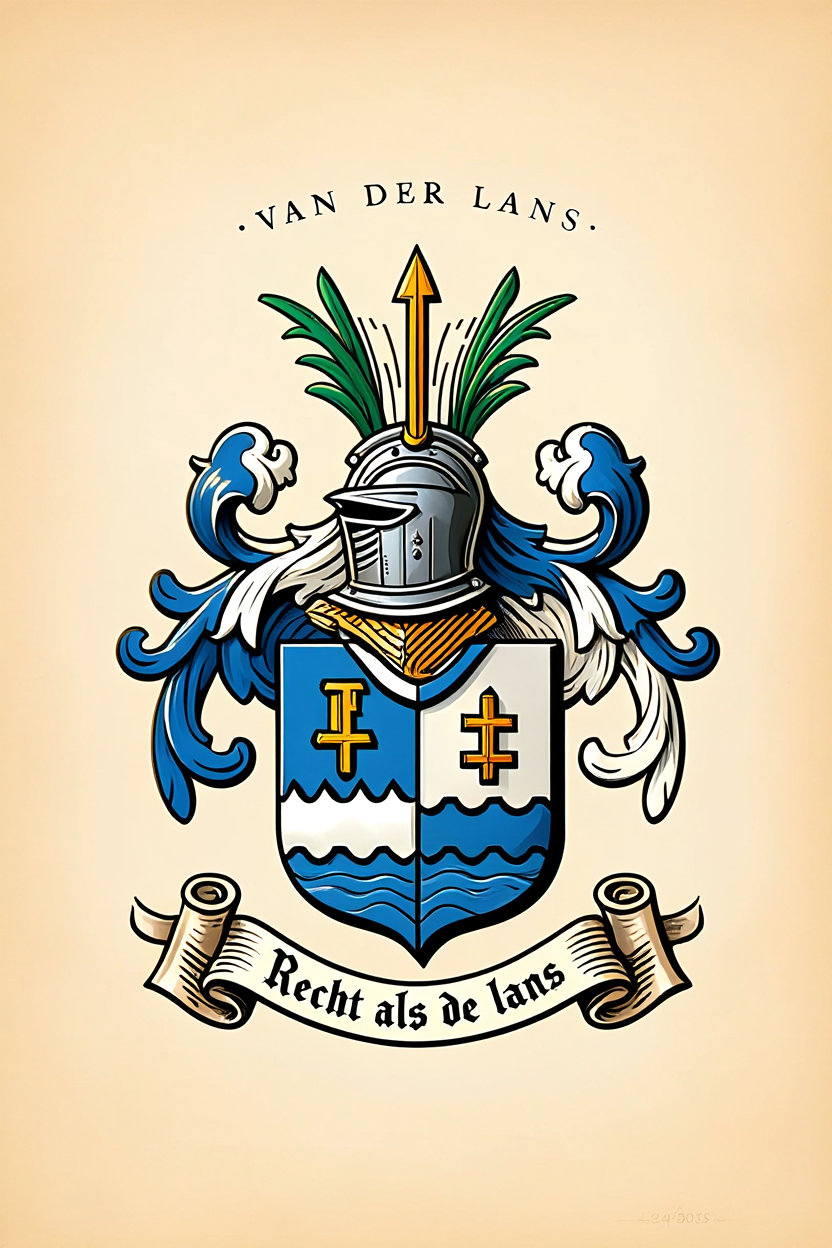 Familiewapen van de achternaam VAN DER LANS