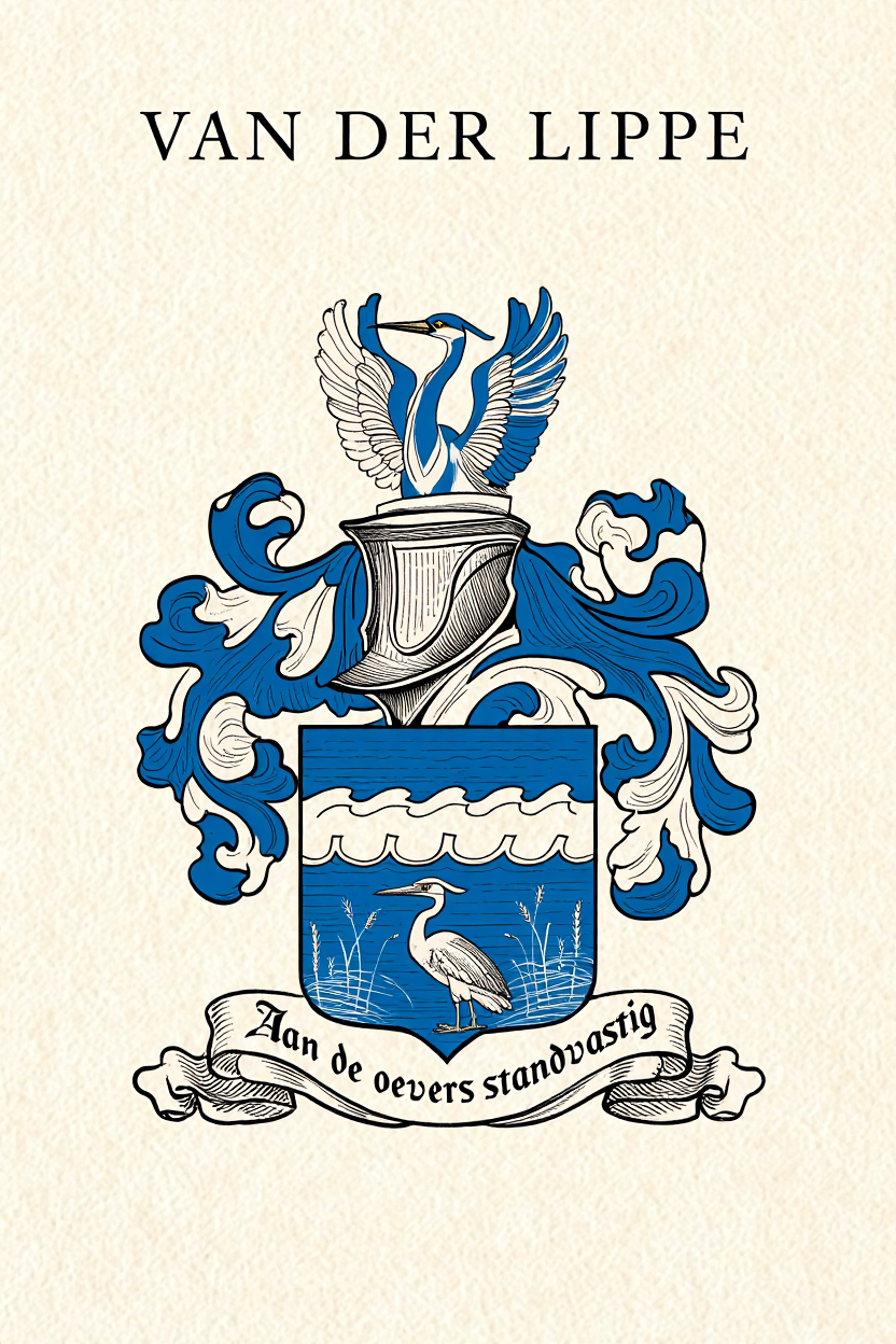 Familiewapen van de achternaam VAN DER LIPPE