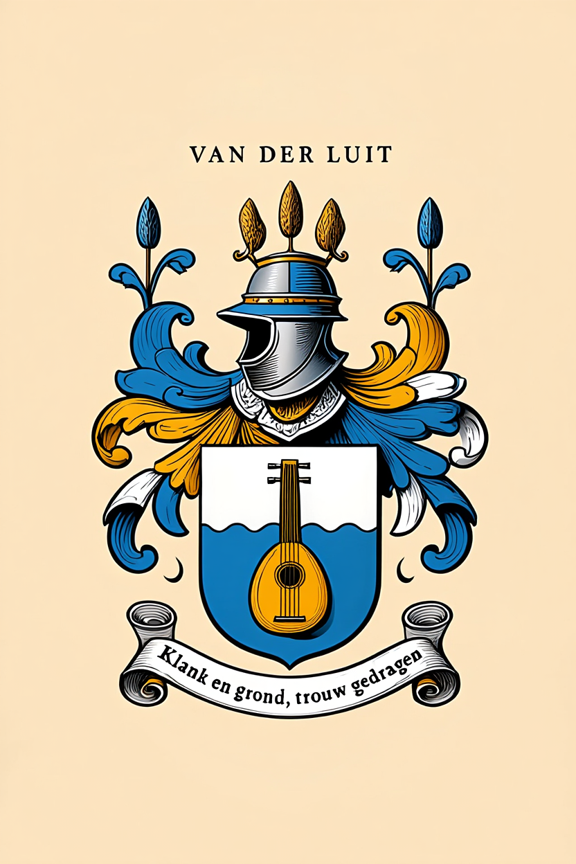 Familiewapen van de achternaam VAN DER LUIT